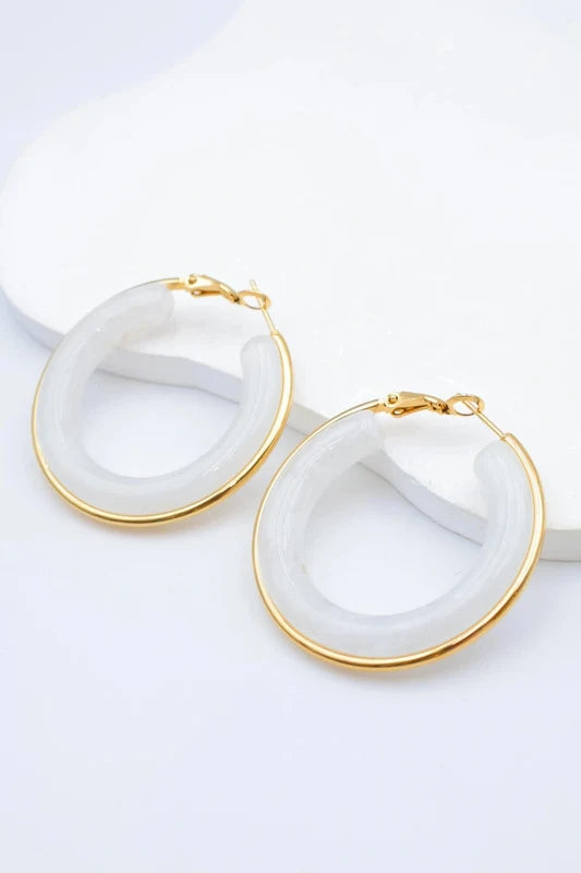 Boucles d’oreilles en acier inoxydable
