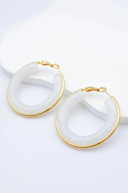 Boucles d’oreilles en acier inoxydable