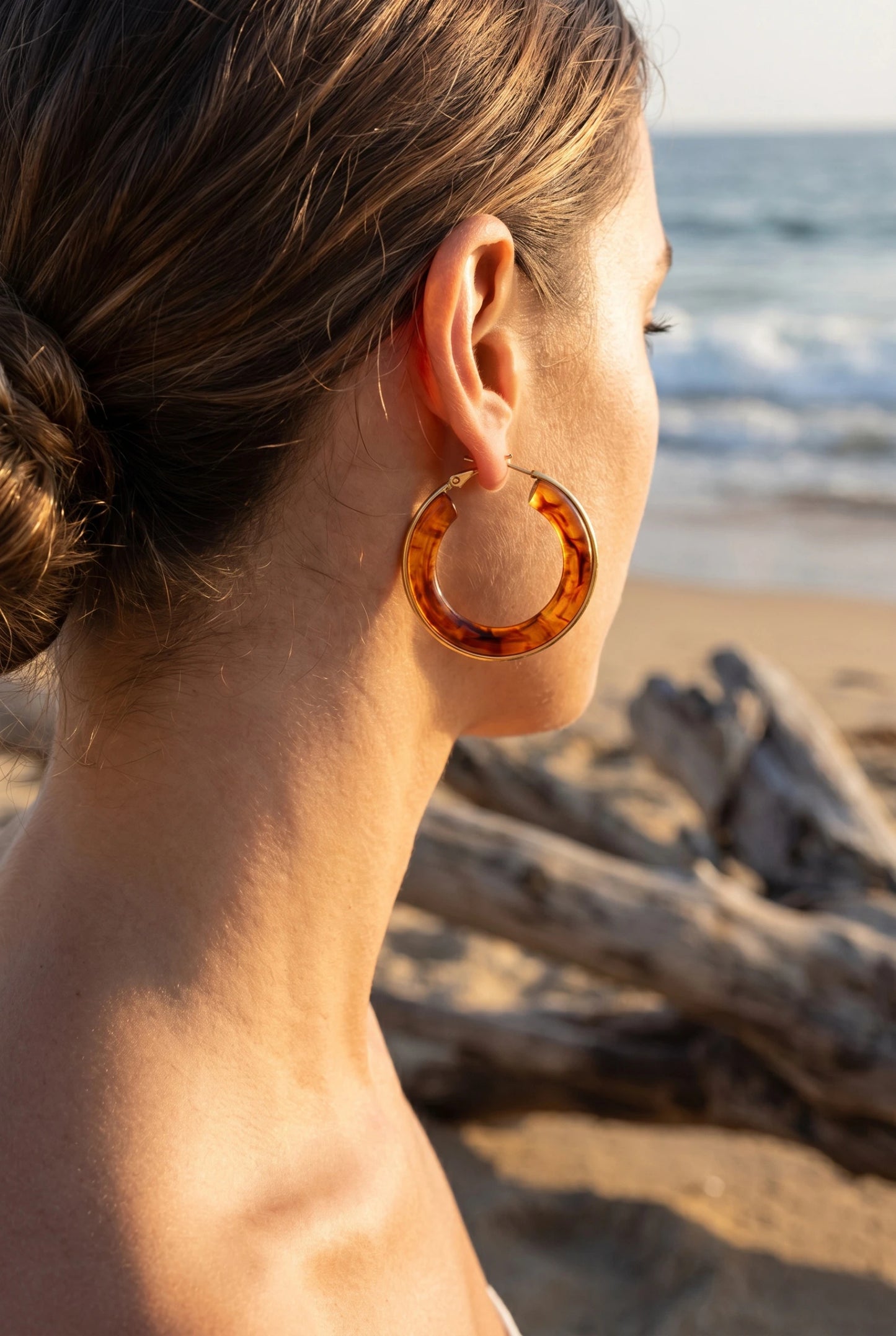 Boucles d’oreilles en acier inoxydable