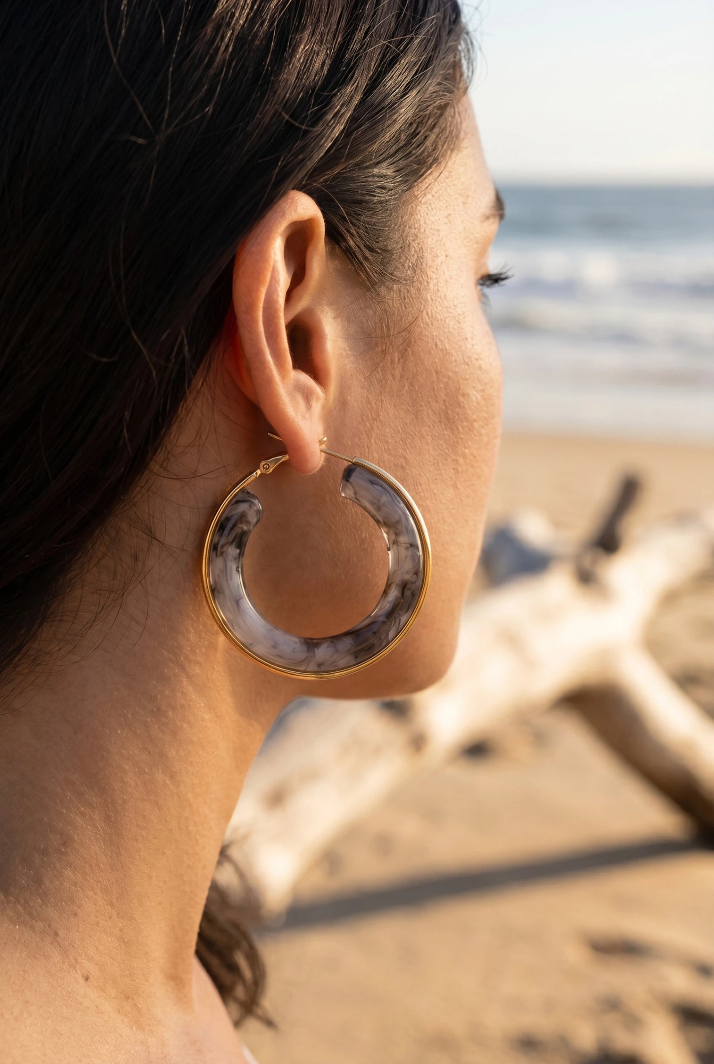 Boucles d’oreilles en acier inoxydable