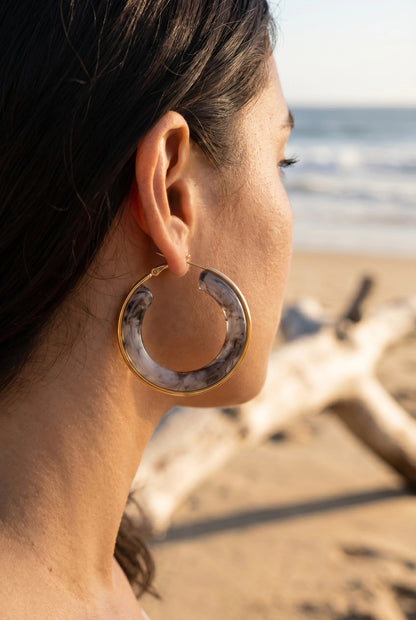 Boucles d’oreilles en acier inoxydable