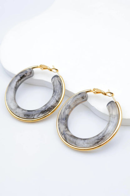 Boucles d’oreilles en acier inoxydable