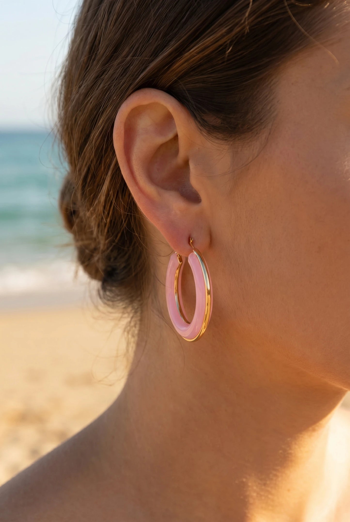 Boucles d’oreilles en acier inoxydable