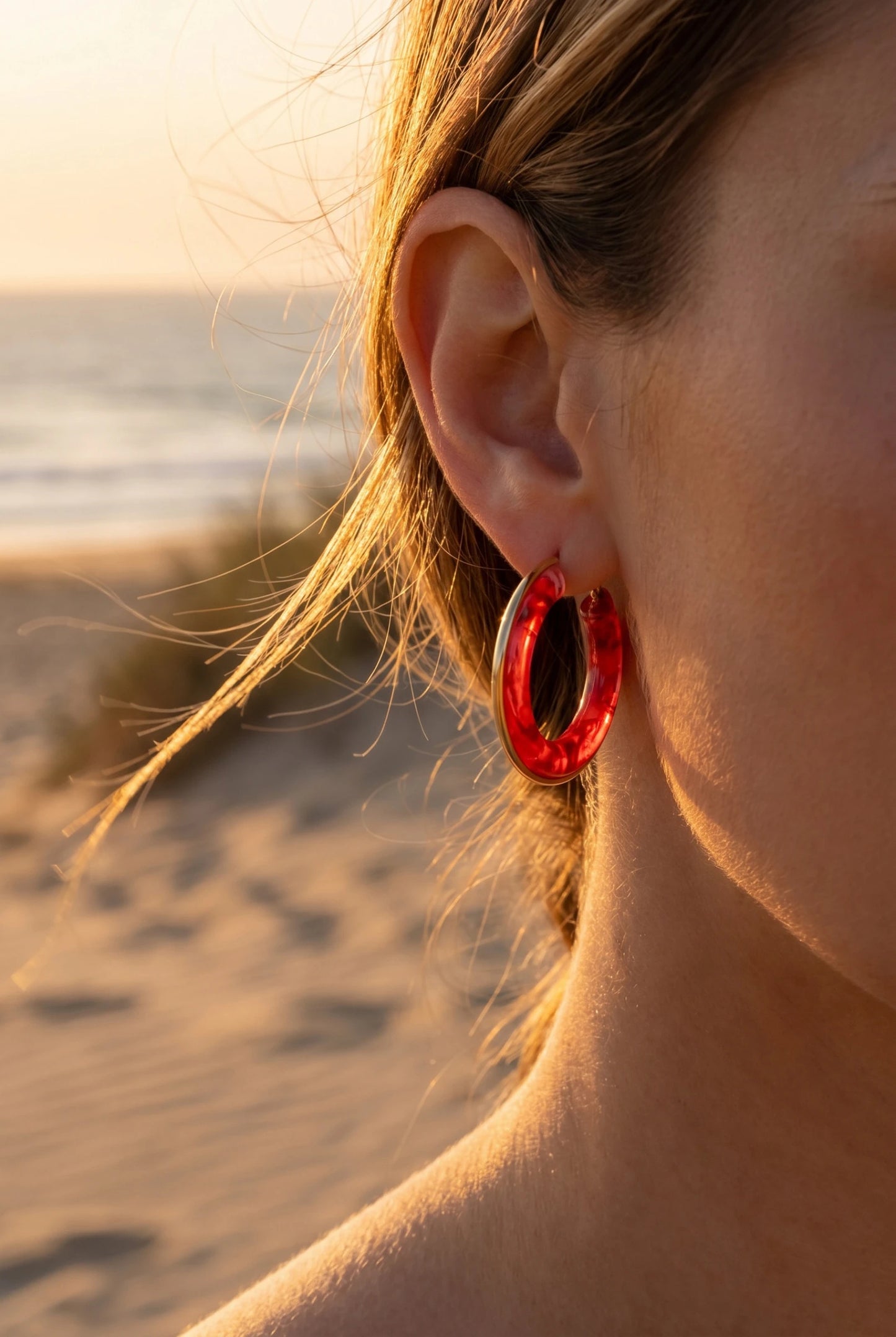 Boucles d’oreilles en acier inoxydable