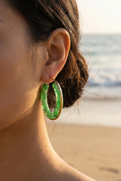 Boucles d’oreilles en acier inoxydable