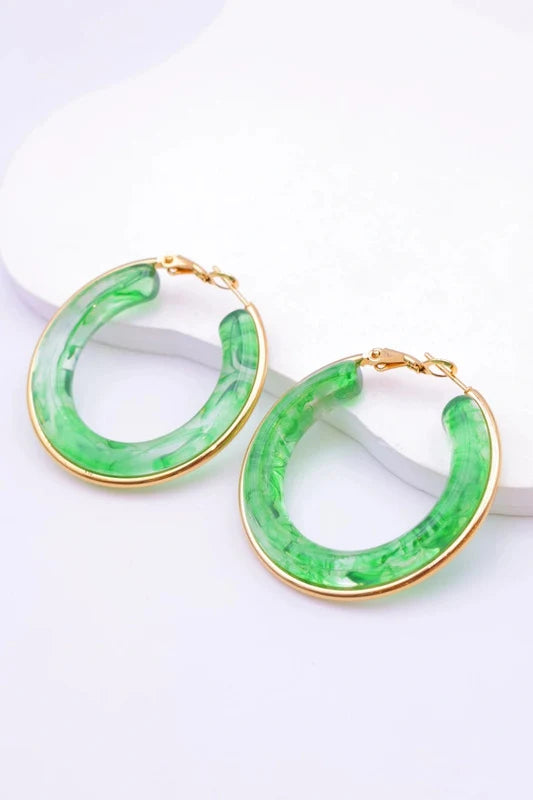 Boucles d’oreilles en acier inoxydable