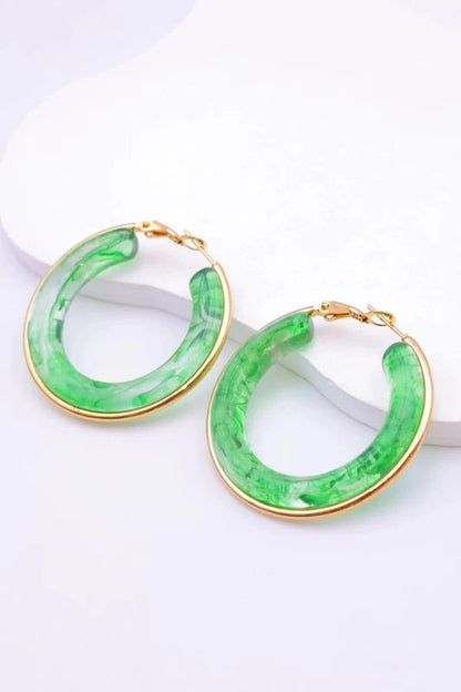 Boucles d’oreilles en acier inoxydable
