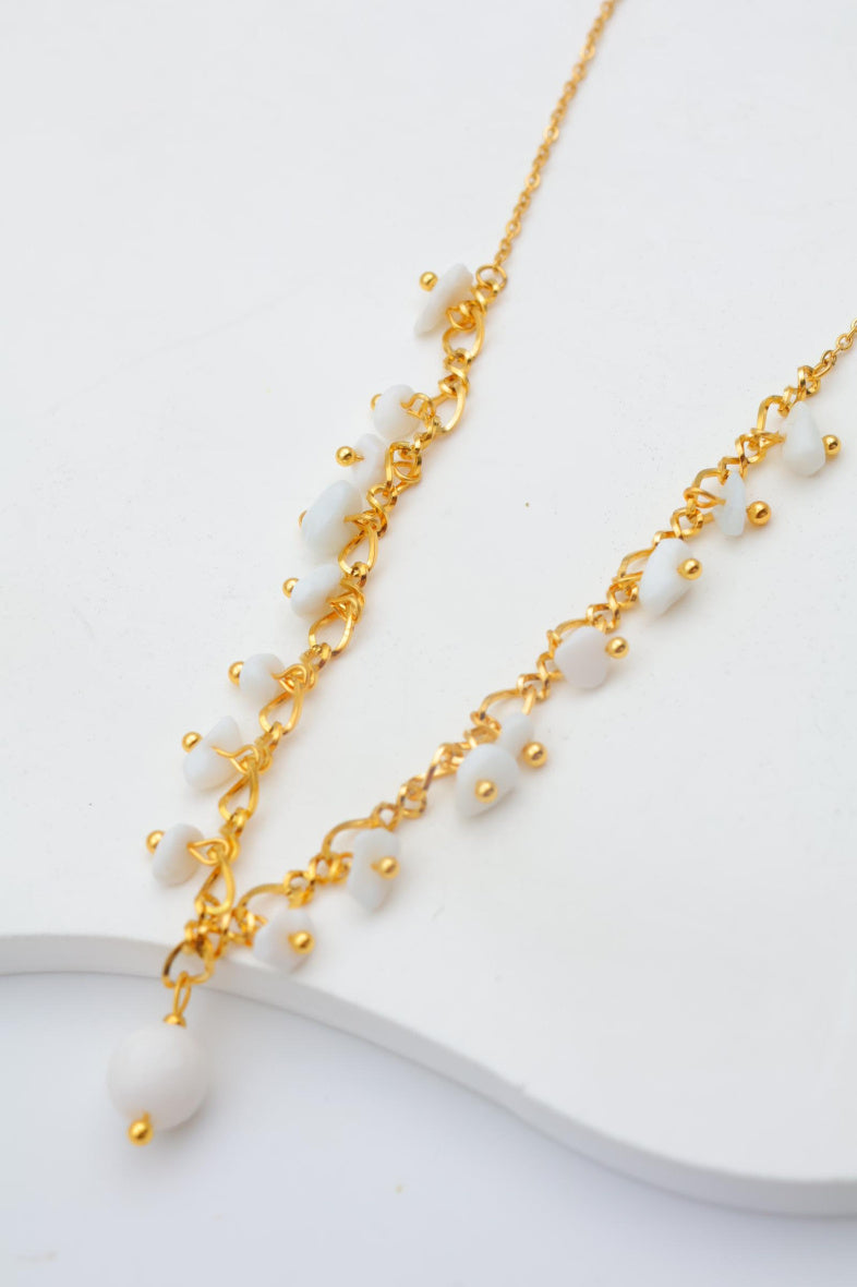 Collier en acier inoxydable - BLANC