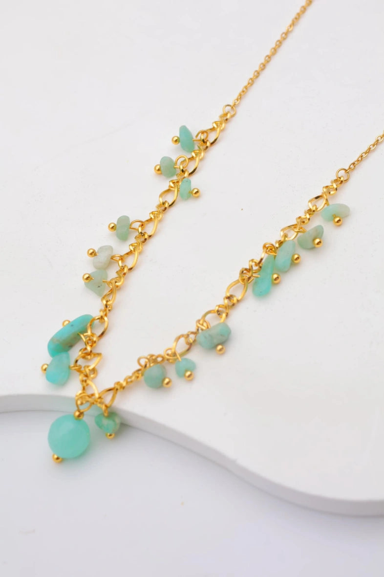 Collier en acier inoxydable - BLEU