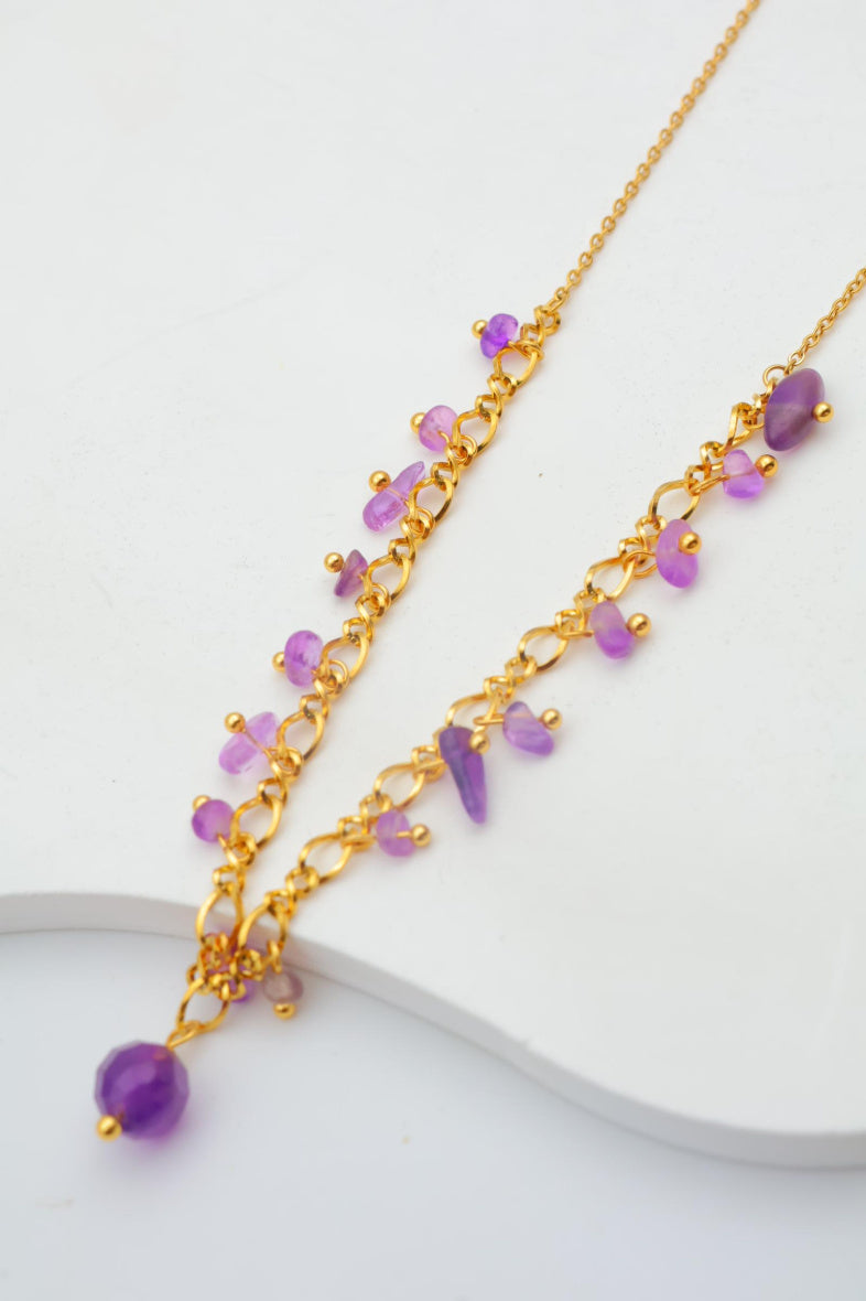 Collier en acier inoxydable - VIOLET