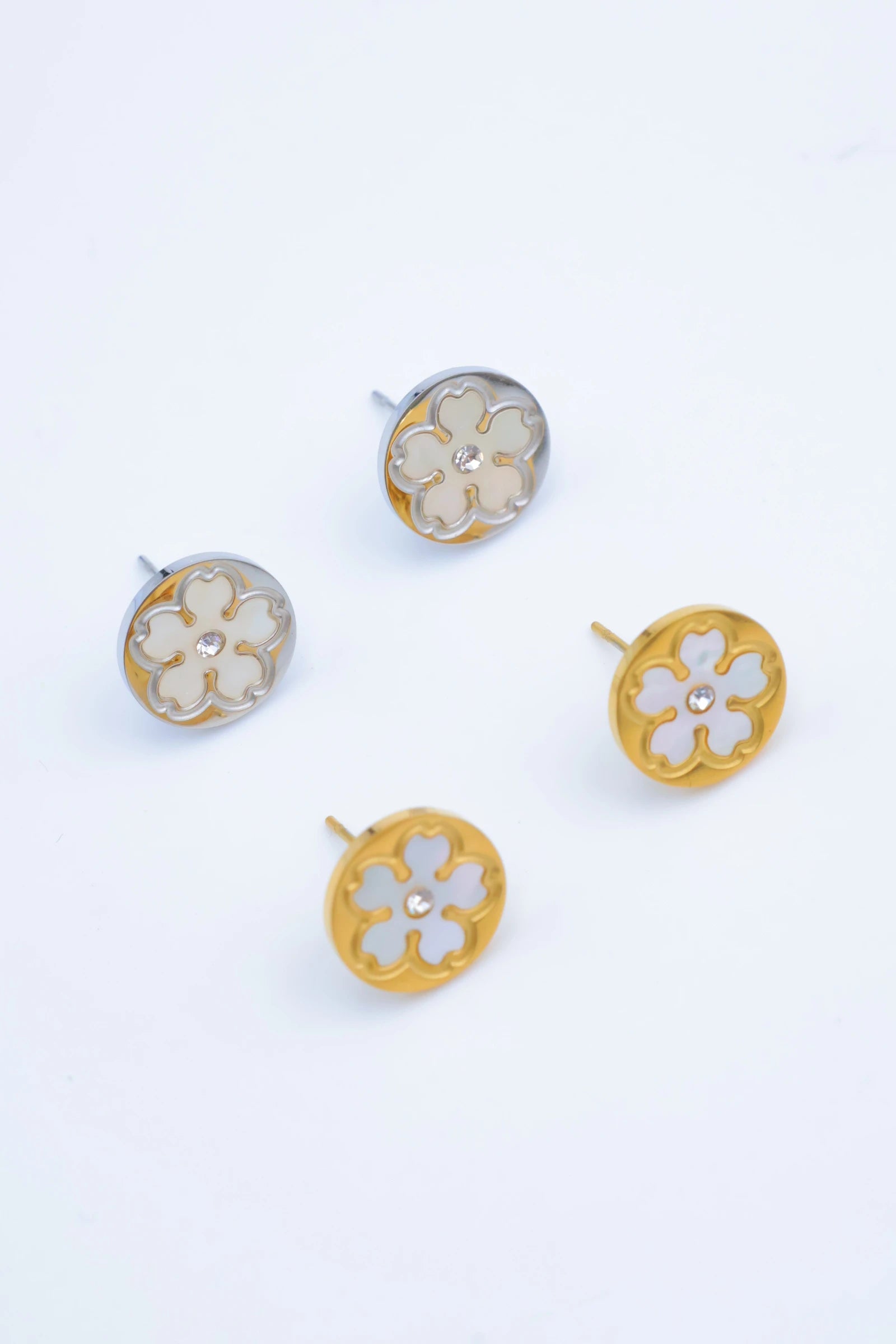 Boucles d'oreilles en acier inoxydable - DORÉ