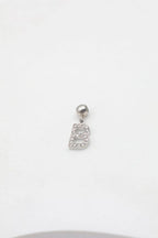 Pendentif lettre B - ARGENT