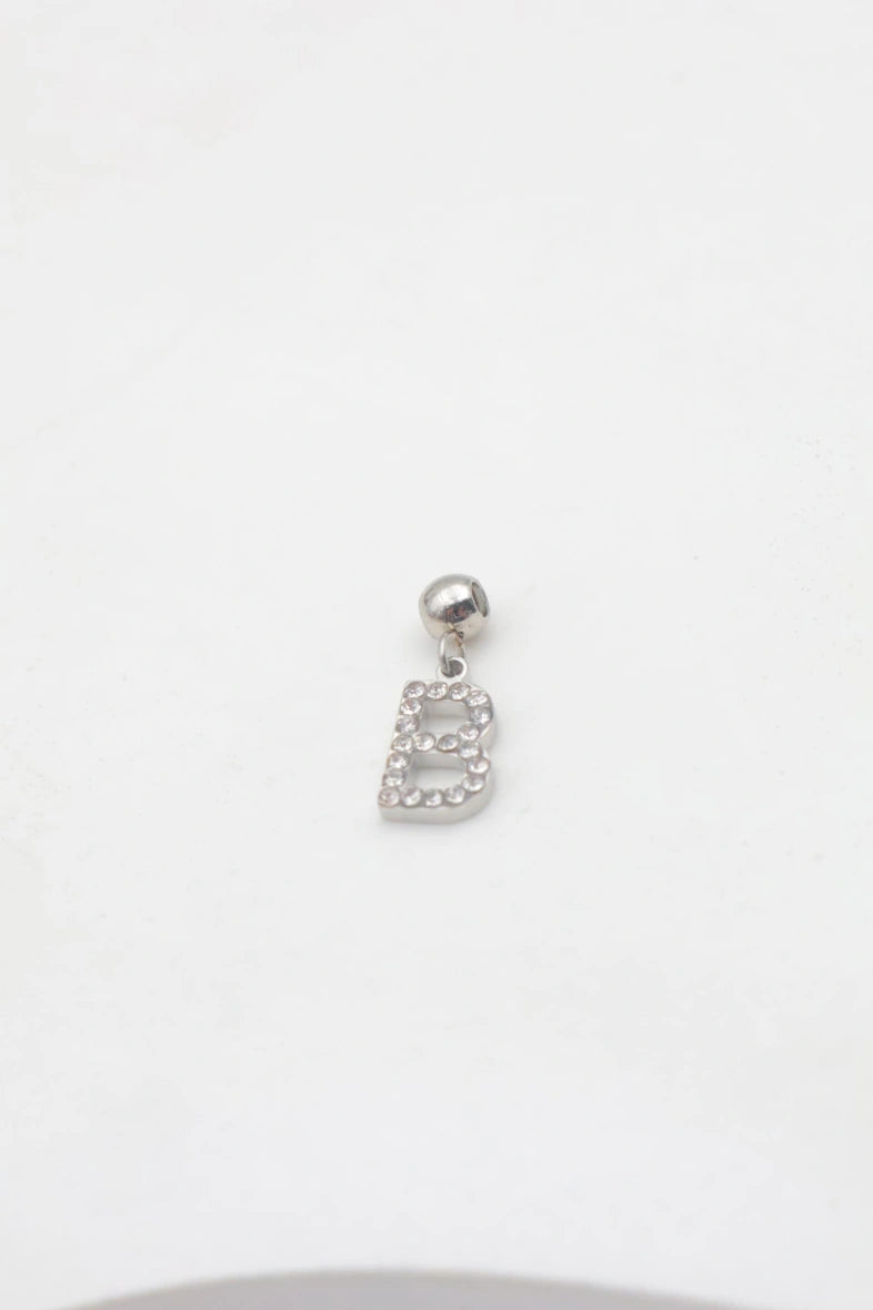Pendentif lettre B - ARGENT