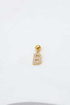 Pendentif lettre B - DORÉ