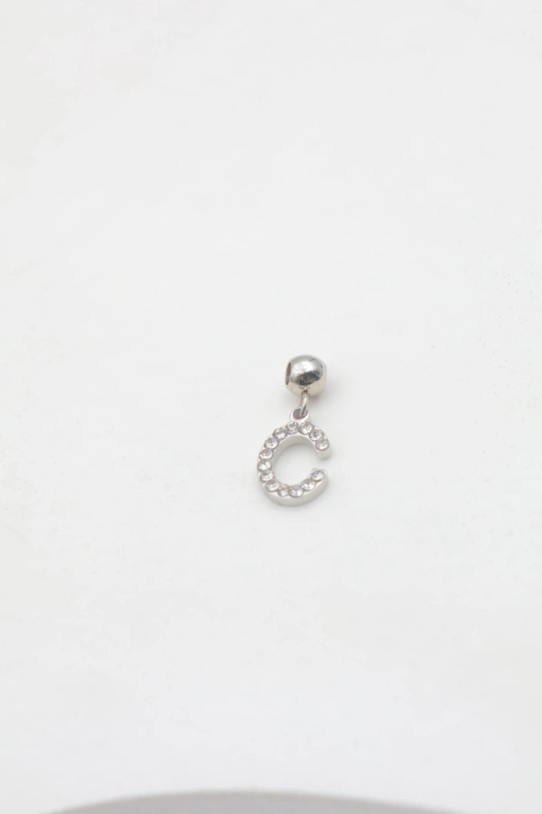 Pendentif lettre C - ARGENT