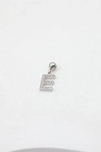 Pendentif lettre E - ARGENT