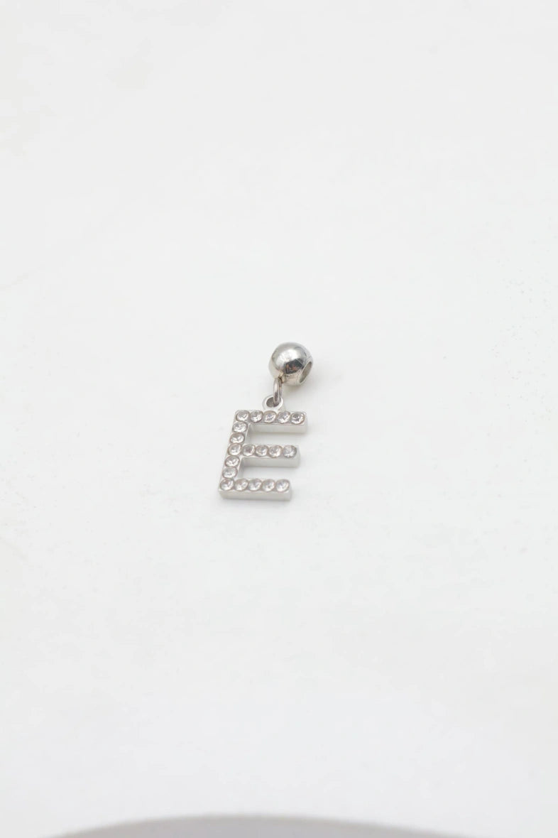 Pendentif lettre E - ARGENT