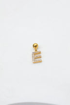 Pendentif lettre E - DORÉ