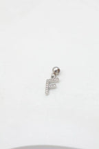 Pendentif lettre F - ARGENT
