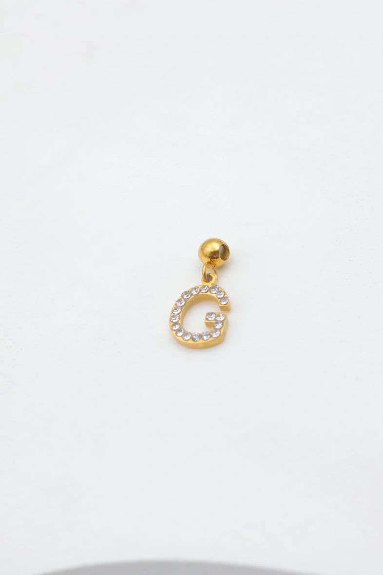 Pendentif lettre G - DORÉ