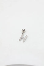 Pendentif lettre H - ARGENT