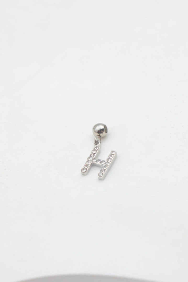Pendentif lettre H - ARGENT