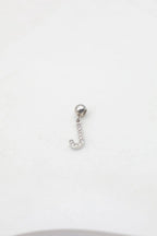 Pendentif lettre J - ARGENT