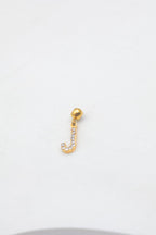 Pendentif lettre J - DORÉ