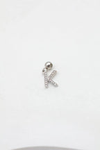 Pendentif lettre K - ARGENT