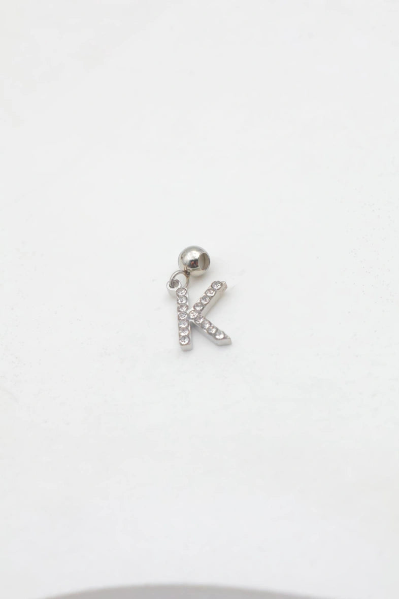 Pendentif lettre K - ARGENT