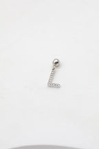 Pendentif lettre L - ARGENT