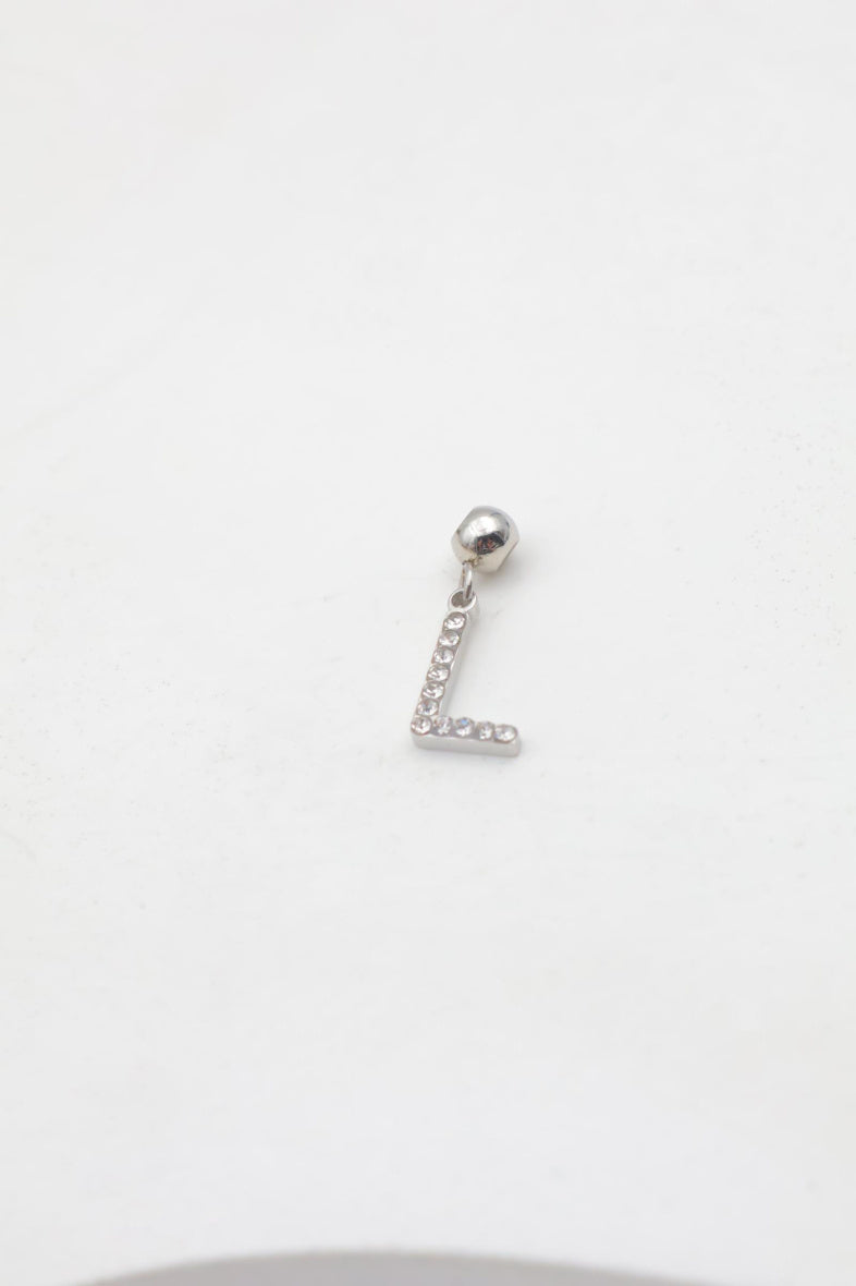 Pendentif lettre L - ARGENT