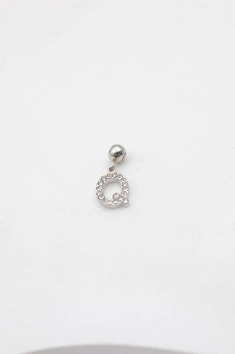 Pendentif lettre Q - ARGENT