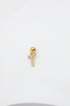 Pendentif lettre T - DORÉ