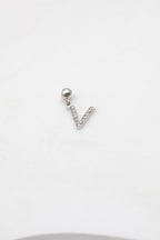 Pendentif lettre V - ARGENT