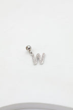 Pendentif lettre W - ARGENT