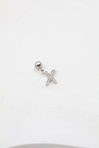 Pendentif lettre X - ARGENT