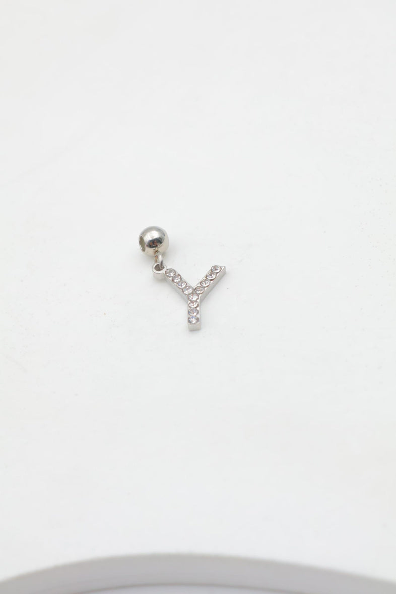Pendentif lettre Y - ARGENT
