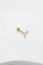 Pendentif lettre Y - DORÉ