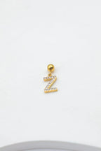 Pendentif lettre Z - DORÉ