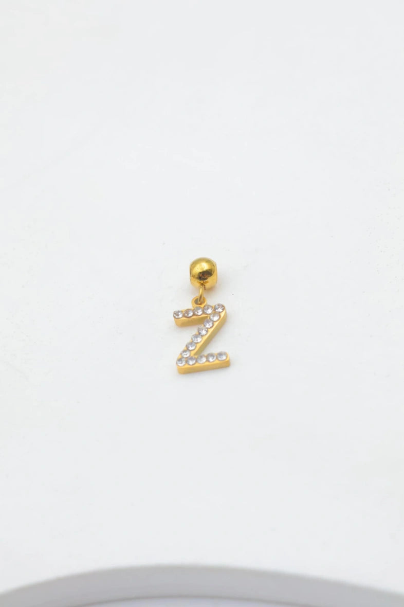 Pendentif lettre Z - DORÉ