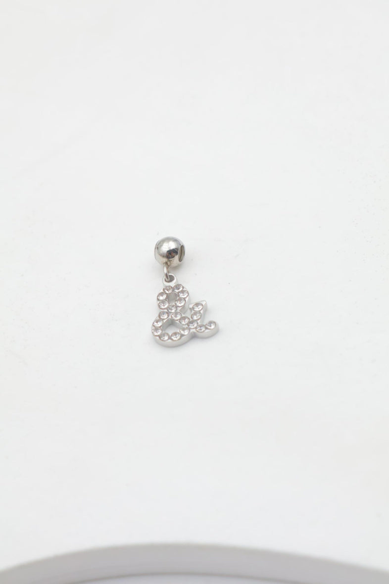 Pendentif caractère & - ARGENT