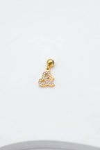 Pendentif caractère & - DORÉ