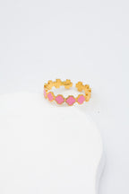 Bague en acier inoxydable ajustable - ROSE