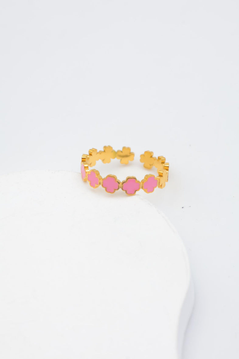 Bague en acier inoxydable ajustable - ROSE