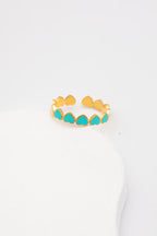Bague en acier inoxydable ajustable - BLEU