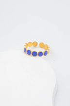 Bague en acier inoxydable ajustable - BLEU