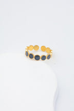 Bague en acier inoxydable ajustable - NOIR
