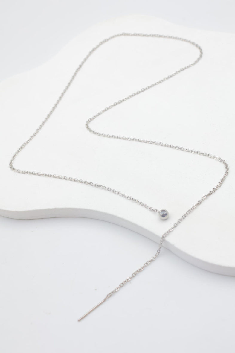 Collier en acier inoxydable - ARGENT
