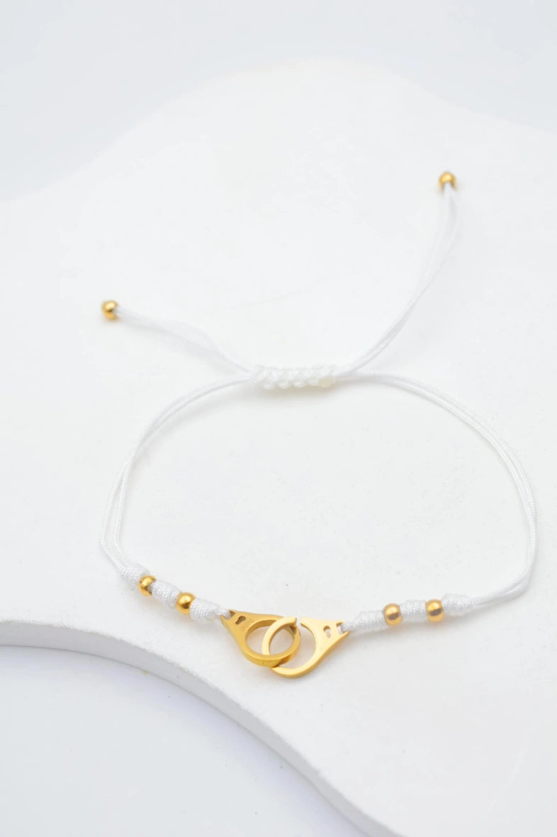 Bracelet en acier inoxydable - BLANC